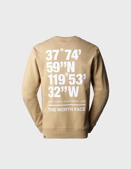 Sudadera The North Face M Coordinates Crew KhakiStone