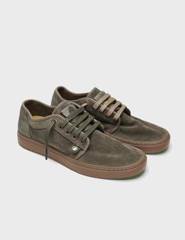 Zapatillas Satorisan Heisei Suede Deep Khaki/Gr