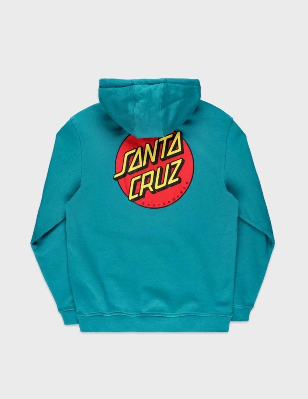 Sudadera Santa Cruz Classic Dot Hood Verdigris