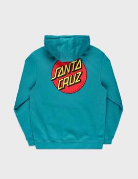 Sudadera Santa Cruz Classic Dot Hood Verdigris