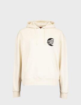 Sudadera Santa Cruz Cabana Moon Dot Hood OffWhite