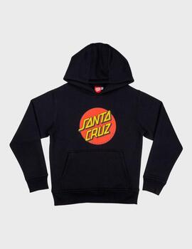 Sudadera Santa Cruz Youth Classic Dot Hood Black