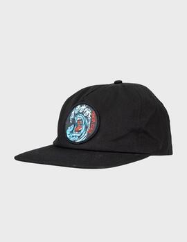 Gorra Santa Cruz Screaming Wave Snapback Black