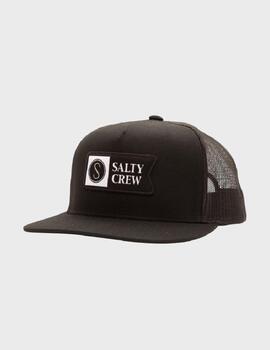 Gorra Salty Crew Alpha Twill Trucker Black