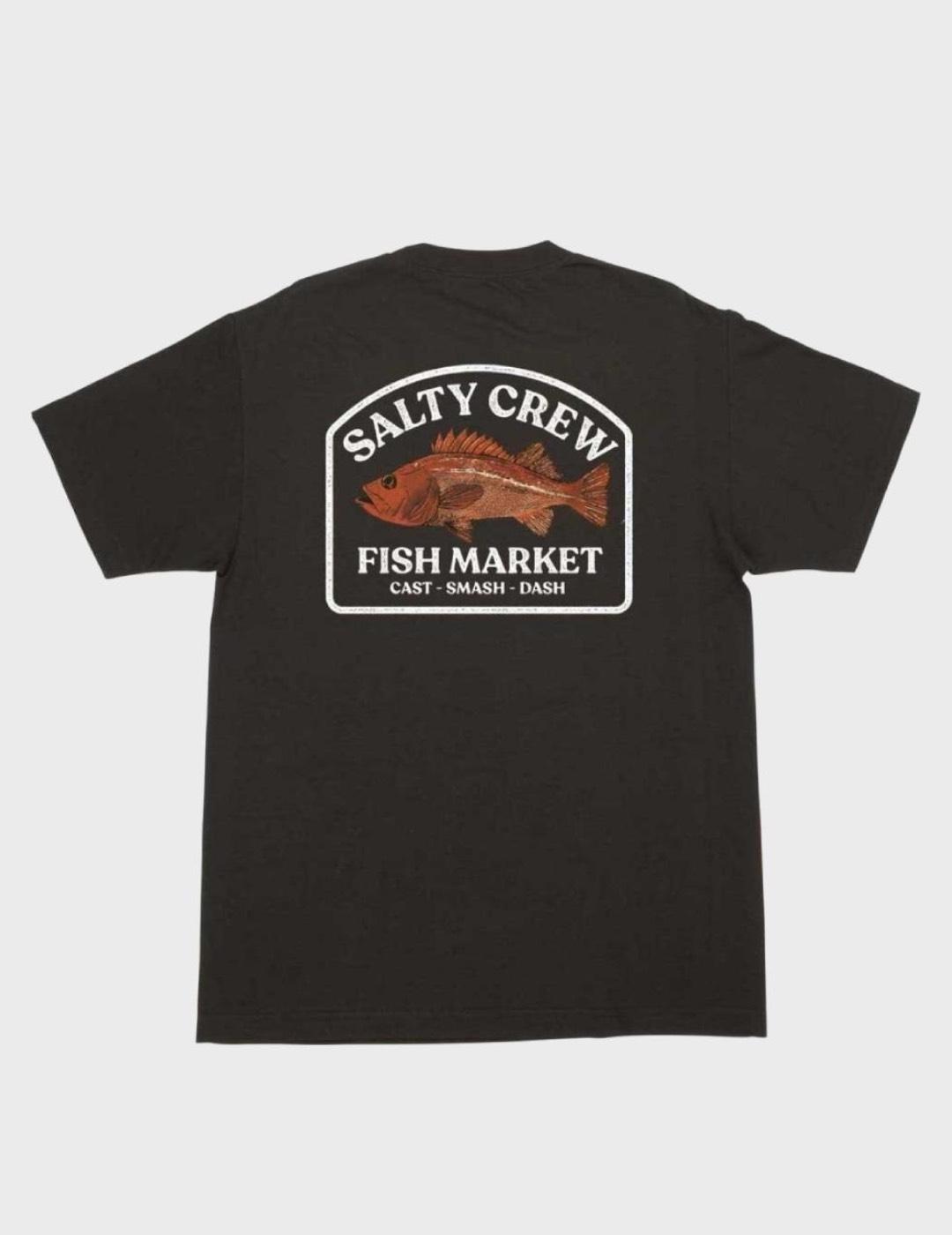 Camiseta Salty Crew Fish Market Blk