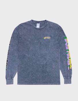 Camiseta Ripndip L/S Topanga Bandit Gris