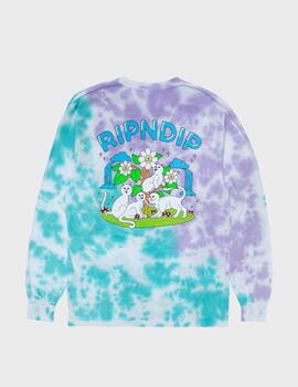 Camiseta Ripndip L/S Magical Places Tie Dye