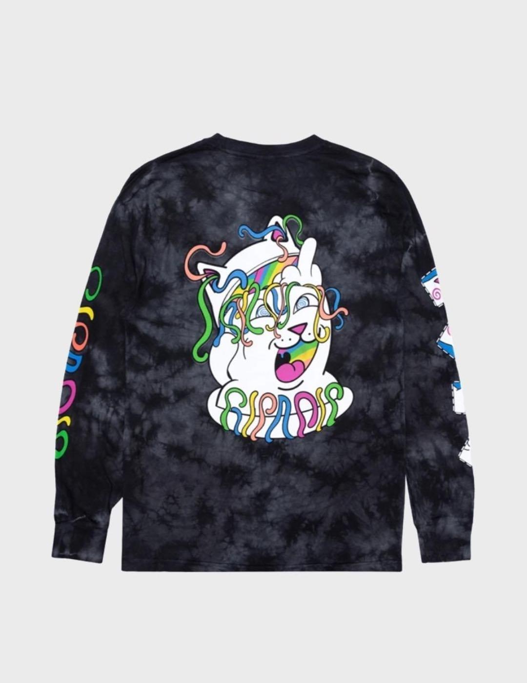 Camiseta Ripndip L/S Acid Playdo Black