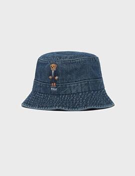 Bucket Polo Ralph Lauren Bear BlueDenim