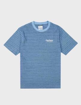 Camiseta Penfield Textured Stripe Riviera