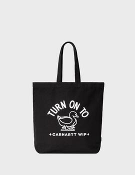 Bolso Carhartt WIP Stamp Tote BlackWhite