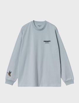 Camiseta Carhartt WIP L/S Ducks MistySky