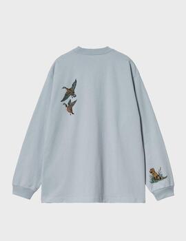 Camiseta Carhartt WIP L/S Ducks MistySky