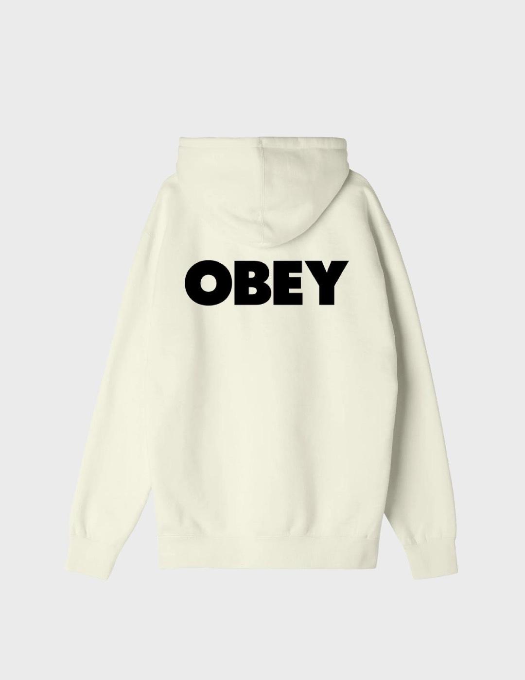 Sudadera Obey Bold Hood Unbleached