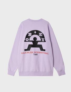 Sudadera Obey Haus Musik Crew DigitalLavender