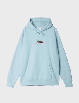 Sudadera Obey Lowercase Hood SkyBlue