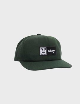 Gorra Obey Case 6 Panel DarkCedar