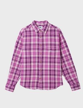 Camisa Obey Fred Woven MulberryPurpleMulti