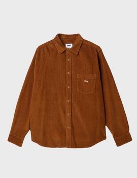 Camisa Obey Miles Woven CatechuWood