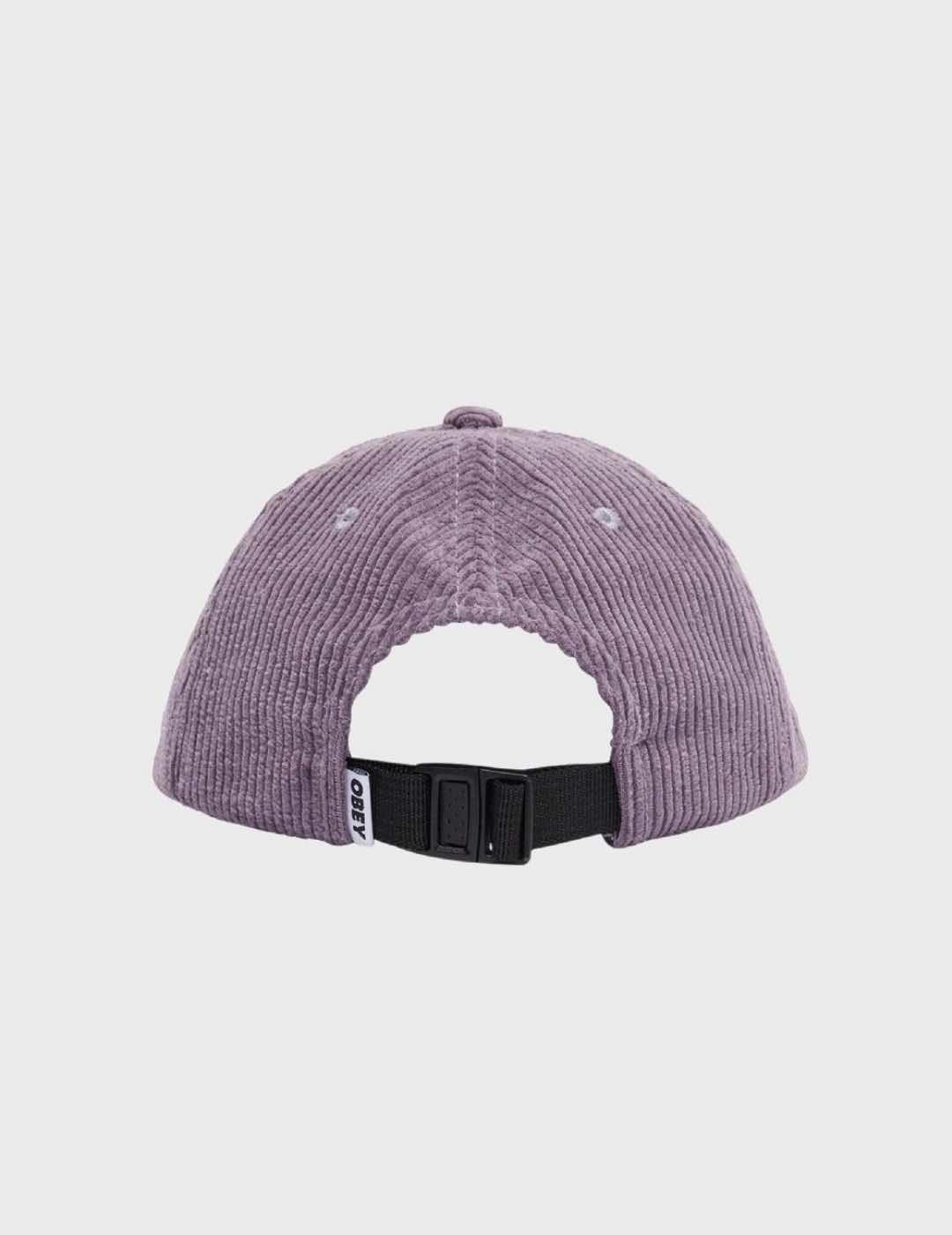 Gorra Obey Cord Label 6 Panel Strapb Wineberry