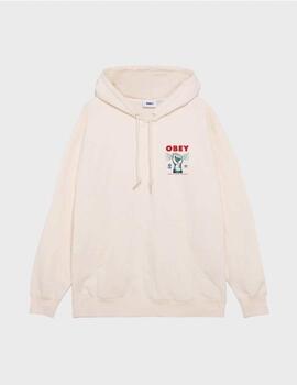 Sudadera Obey New Clear Power Unbleached