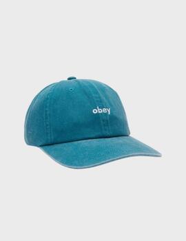 Gorra Obey Pigment Lowercase 6 Panel Stra PigmentTeal