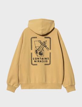 Sudadera Carhartt WIP Hooded Stamp Sweat Brbn/Blck