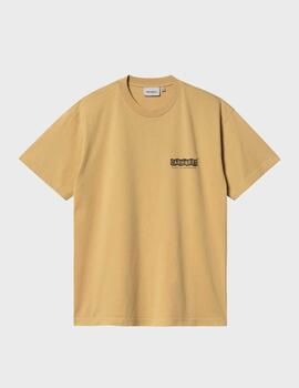 Camiseta Carhartt WIP S/S Stamp Bourbon/Black