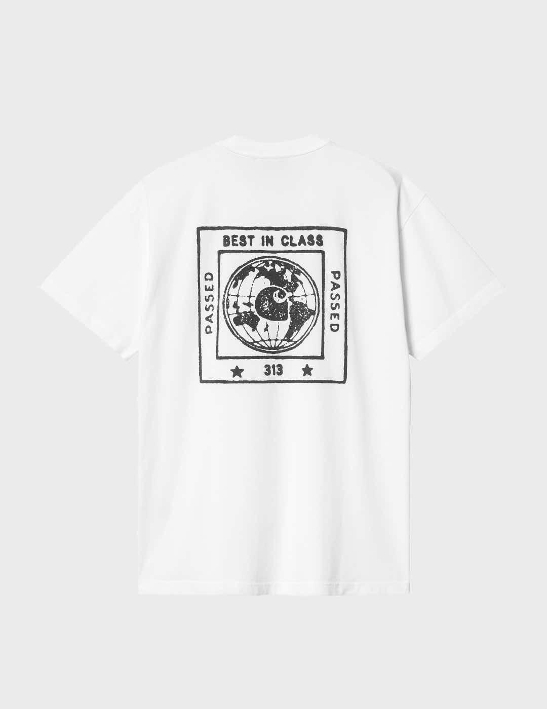 Camiseta Carhartt WIP S/S Stamp White/Black