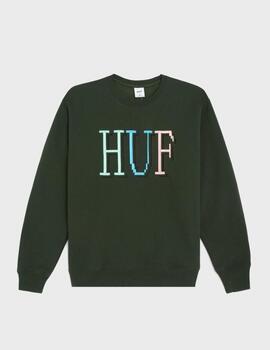 Sudadera HUF 8-Bit Dark Green