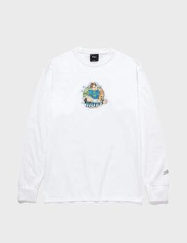 Camiseta HUF Chun Li Street Fighter L/S White