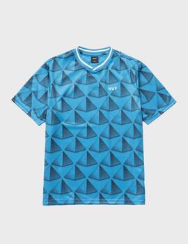 Camiseta HUF Trinity S/S Soccer Marina