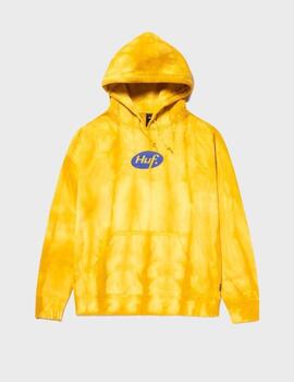 Sudadera HUF Relax Tiedye P/O Yellow