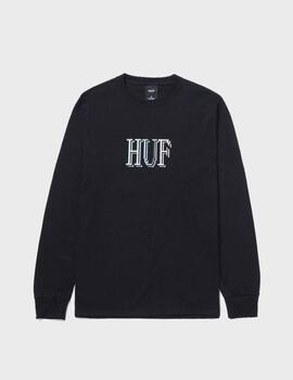 Camiseta HUF 8-Bit L/S Black