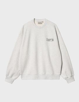 Sudadera Carhartt WIP Stamp Sweat AshHeatBlkStn