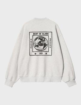 Sudadera Carhartt WIP Stamp Sweat AshHeatBlkStn