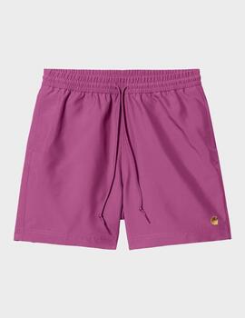 Bañador Carhartt WIP Chase MagentaGold