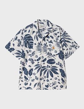 Camisa Carhartt WIP S/S Woodblock PrintSncSlvr