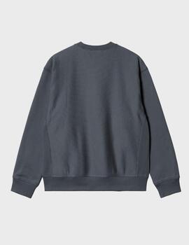 Sudadera Carhartt WIP American Script Sweat Zeus