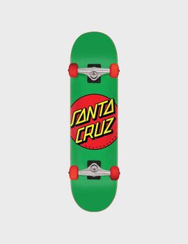 Skate Completo Santa Cruz Classic Dot MID Green 7.80 x 31.00