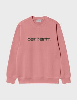 Sudadera Carhartt WIP Sweat DustyRose