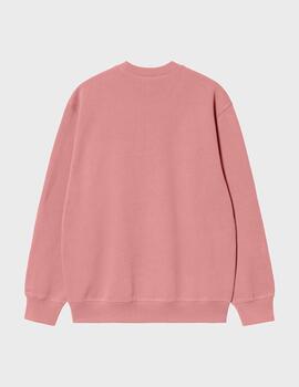 Sudadera Carhartt WIP Sweat DustyRose