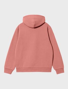 Sudadera Carhartt WIP Hooded Sweat Rose