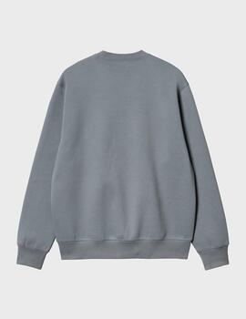 Sudadera Carhartt WIP Sweat DoveGrey/Wax