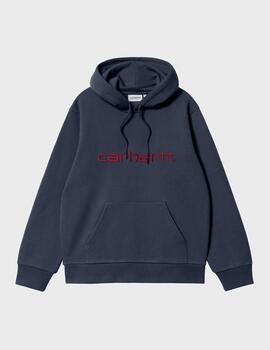 Sudadera Carhartt WIP Hooded Sweat AirForceBlue