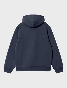 Sudadera Carhartt WIP Hooded Sweat AirForceBlue