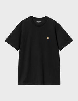 Camiseta Carhartt WIP S/S Chase Black/Gold