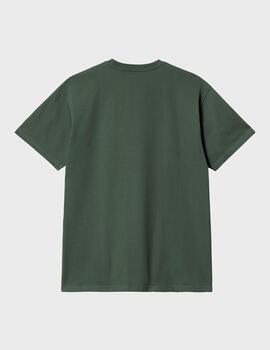 Camiseta carhartt WIP S/S Chase Sycamore Tree/Gold