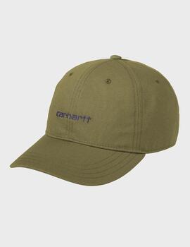 Gorra Carhartt WIP Canvas Script Capulet / Aura