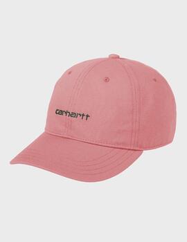 Gorra Carhartt WIP Canvas Script Dusty Rose / Syca